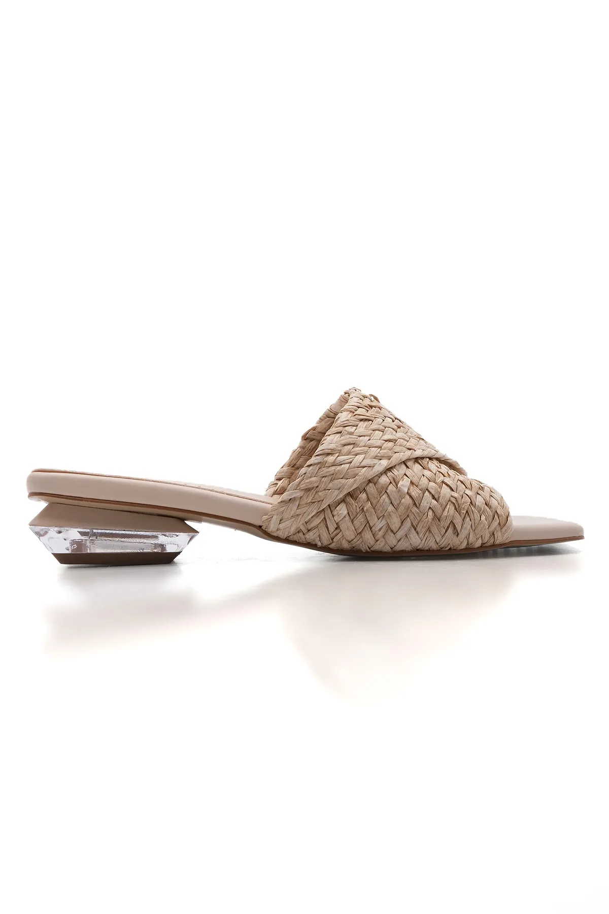 Marjin  Pantolette - Beige - Flacher Absatz