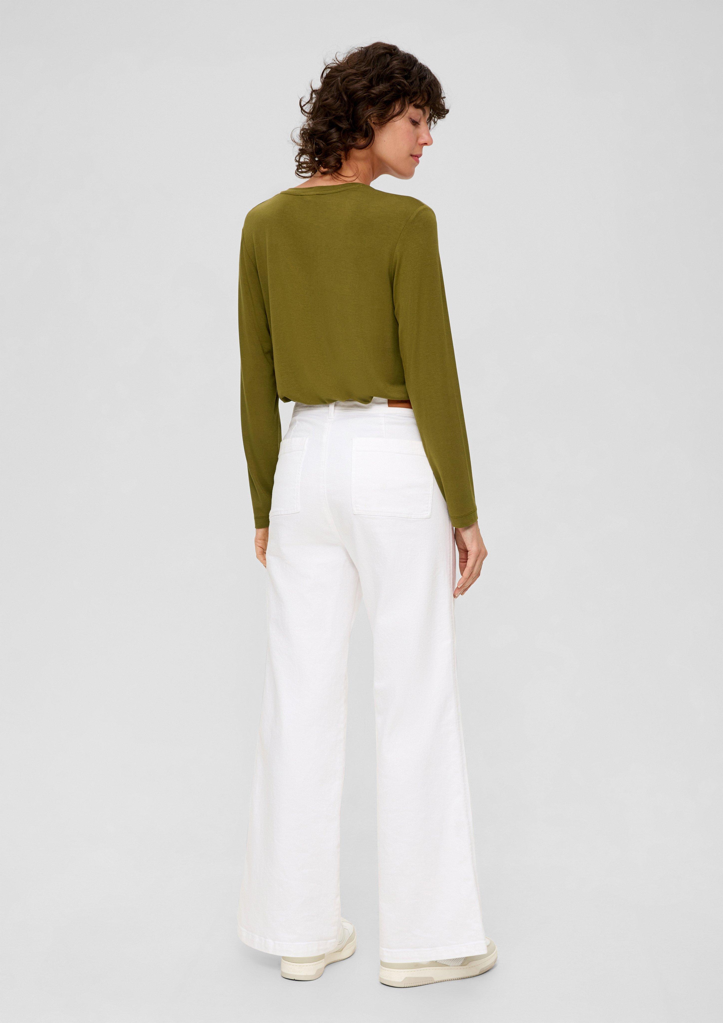Longsleeve mit V-Neck  2138967-7734