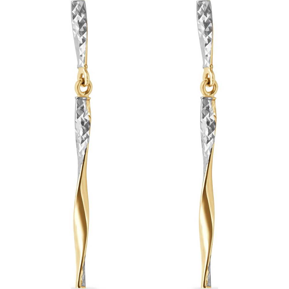 FAVS Boucles d'oreilles à fermoir à poussette 375 Or jaune Boucles d'oreilles