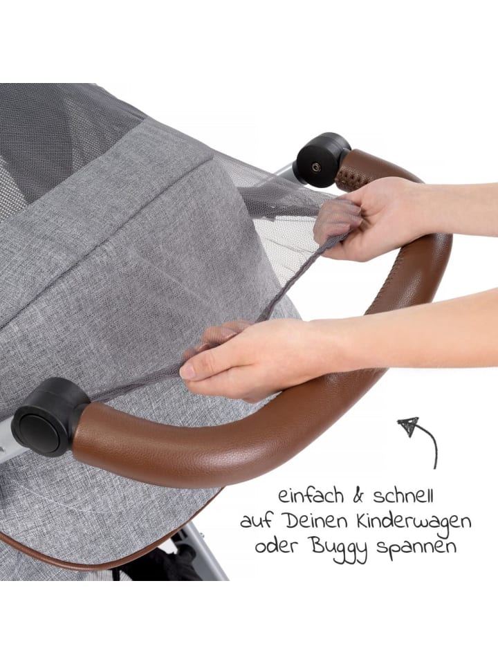 Zamboo Universal Insektenschutz / Mückennetz für Kinderwagen, in grau günstig kaufen onesize