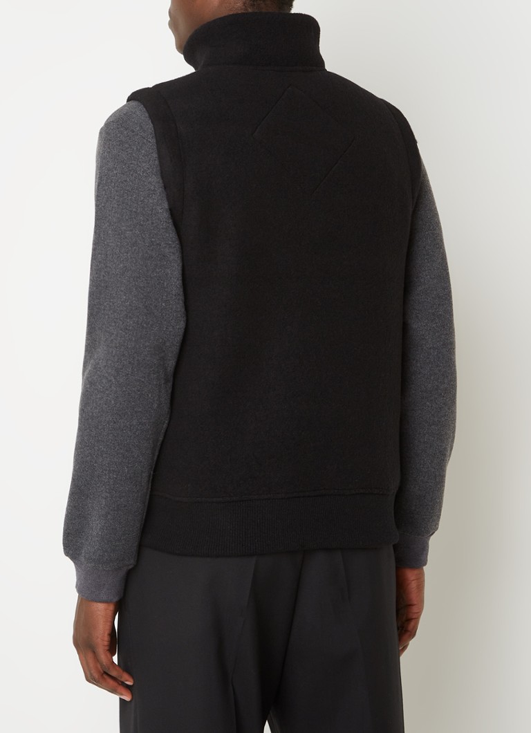 Canada Goose Mersey prsluk od mješavine vune s vezom logotipa