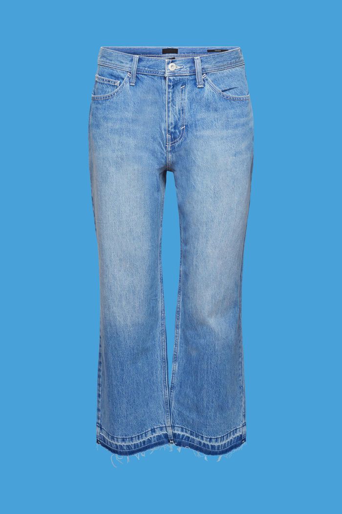 Gerade Jeans mit weitem Bein