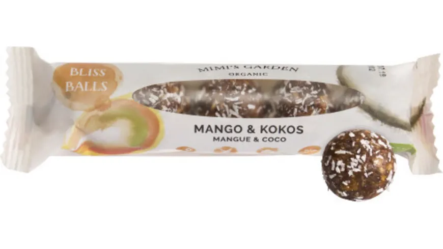 Mimi's Garden Bio Fruchtkonfekt mit Mangostückchen und Kokos 70 g