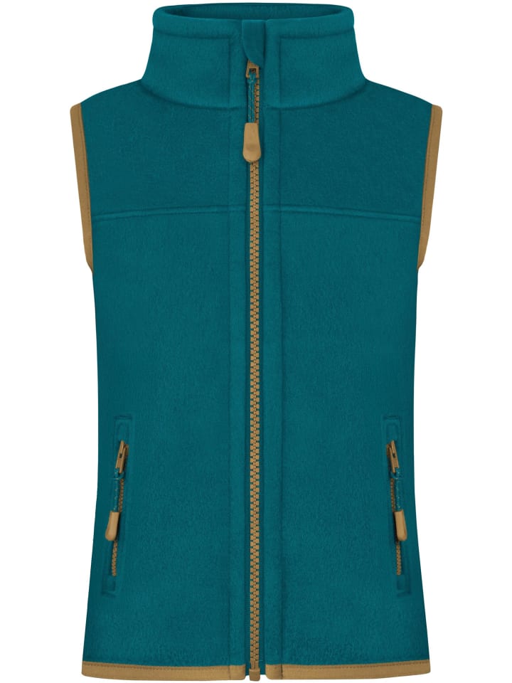 Normani Outdoor Sports Kinder Fleeceweste Kiana in Petrol günstig kaufen