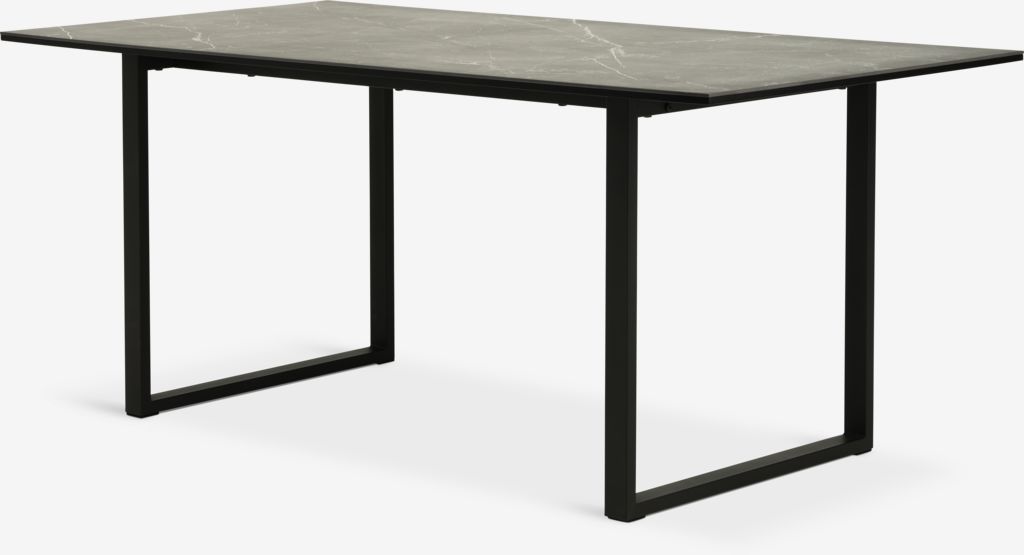 MOSELUND spisebord MOSELUND 90x180 keramikk svart