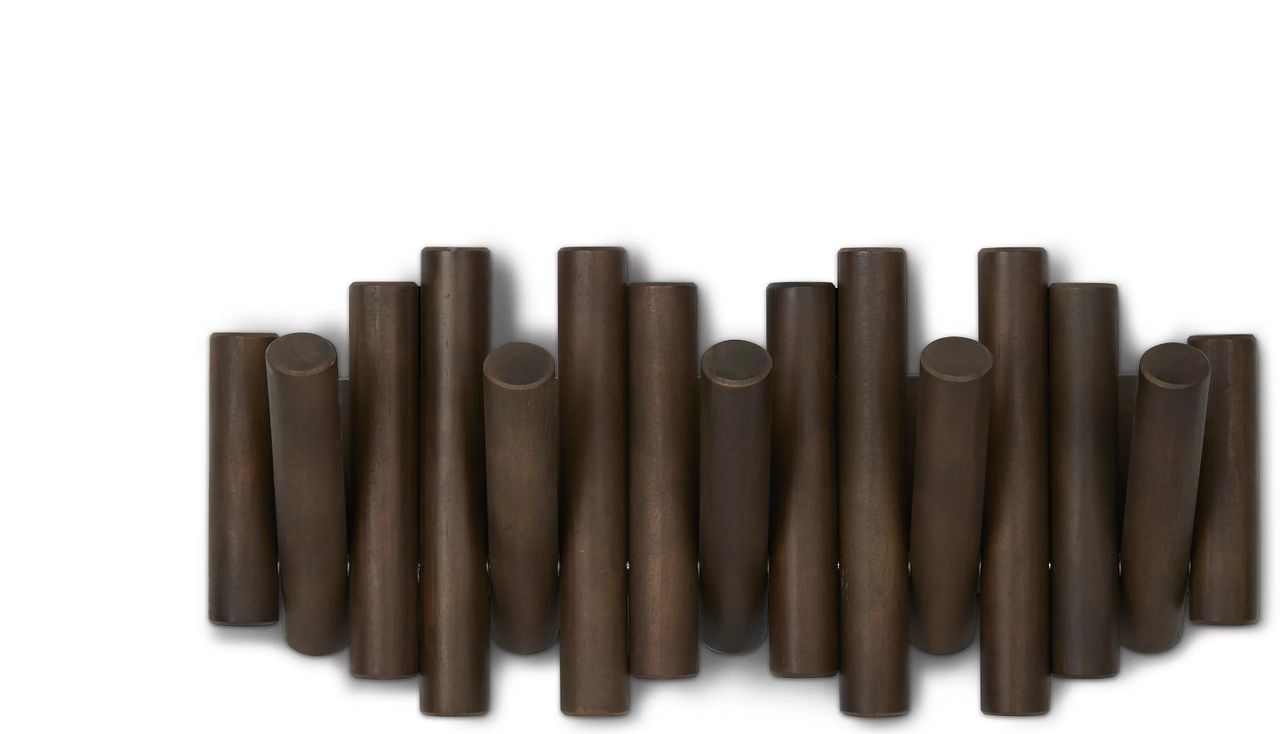 trends4cents Umbra Picket mit 5 Garderobenhaken 1011471-746 walnuss Garderobenleiste