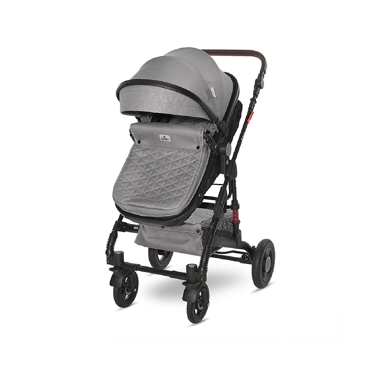 Kinderwagen Alba 2 in 1, Babywanne als Sportsitz einsetzbar, Gummireifen Kombikinderwagen