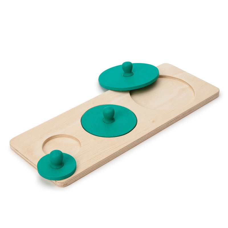 Trio disques Montessori