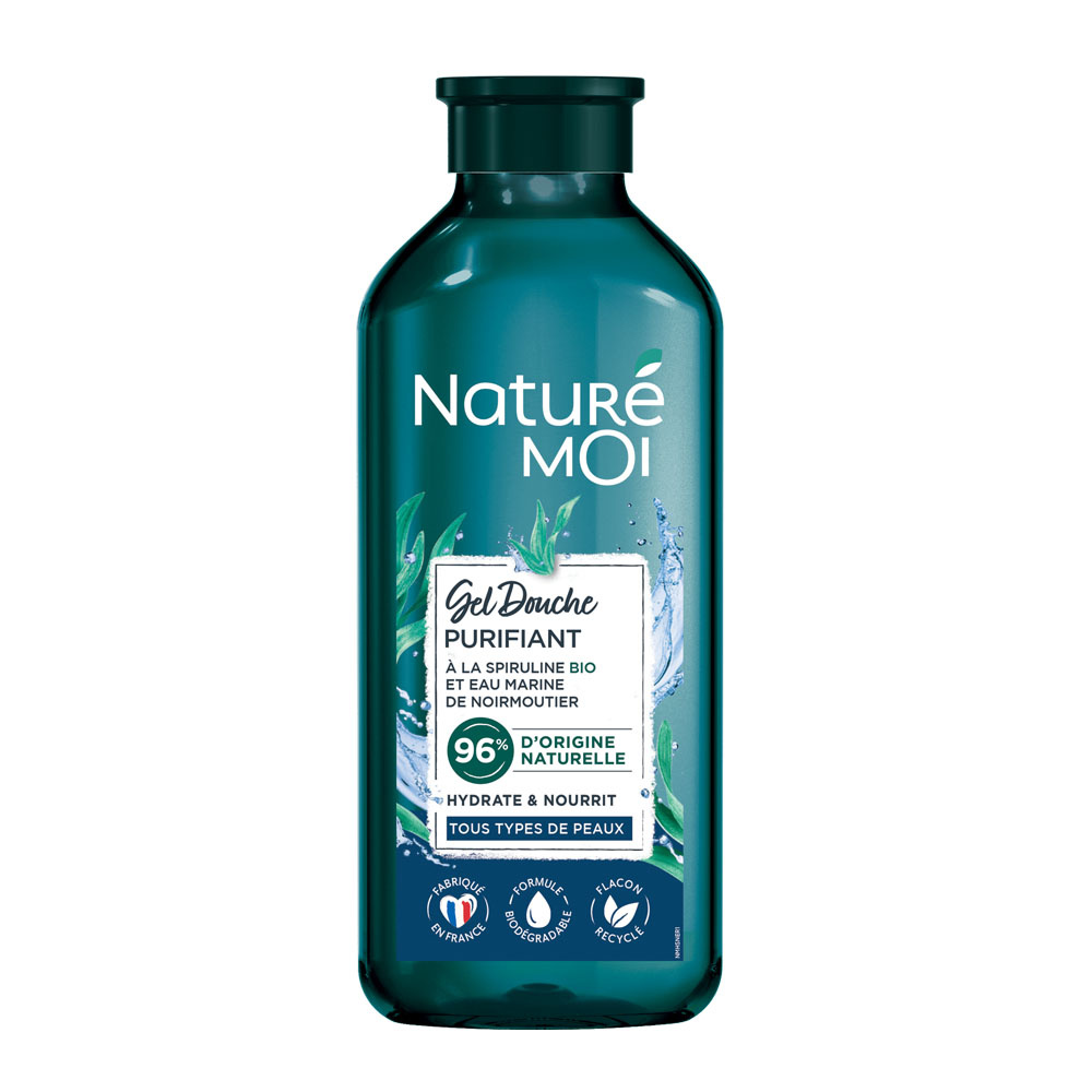 naturé moi Gel douche Purifiant Spiruline Eau Marine 250 ml Gel douche