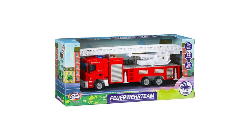 Müller - Toy Place - Fahrzeug Feuerwehrteam, 3-fach sortiert, 1 Stück