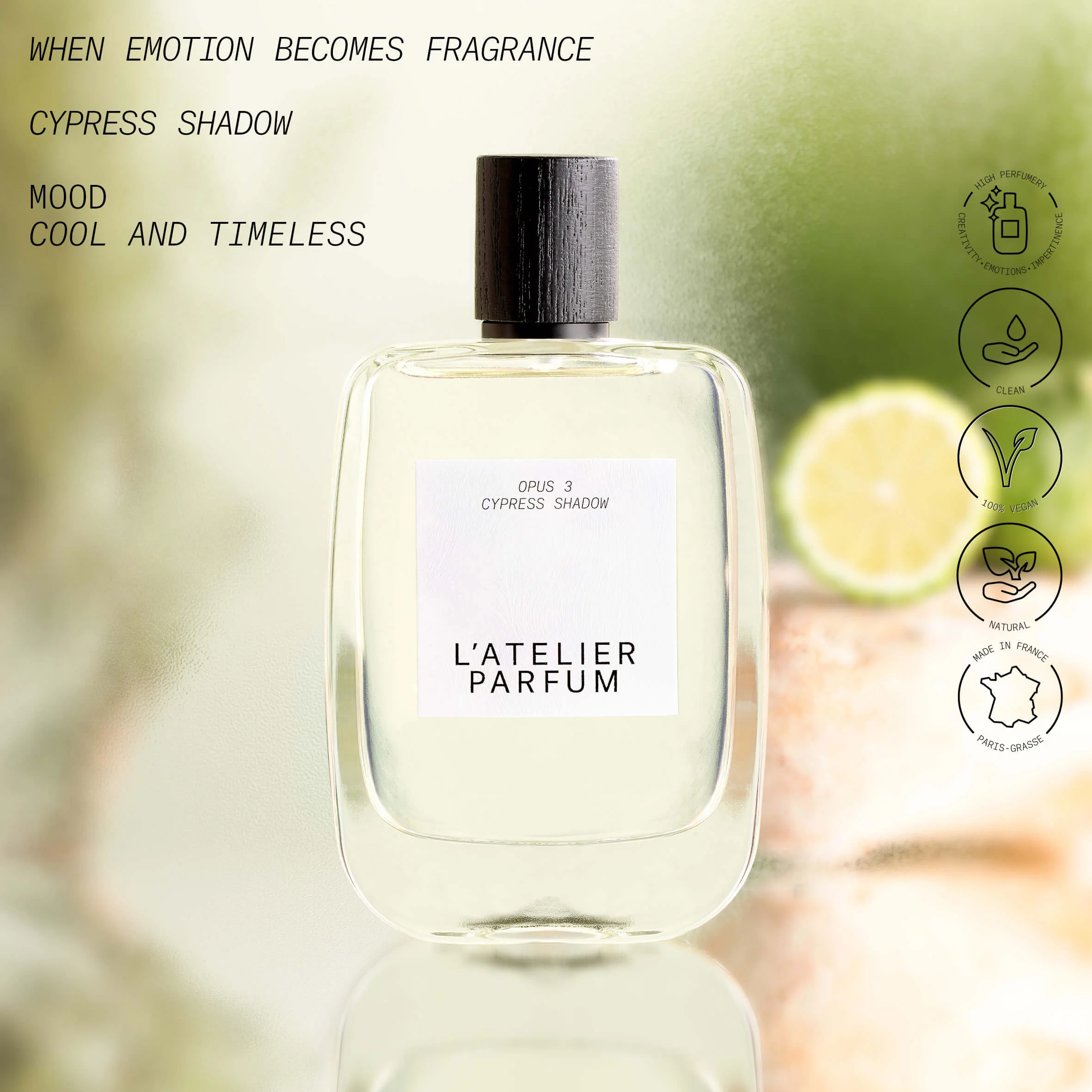 Opus 3 - Shots Of Nature Cypress Shadow - Eau de Parfum Unisexe, Eau de Parfum