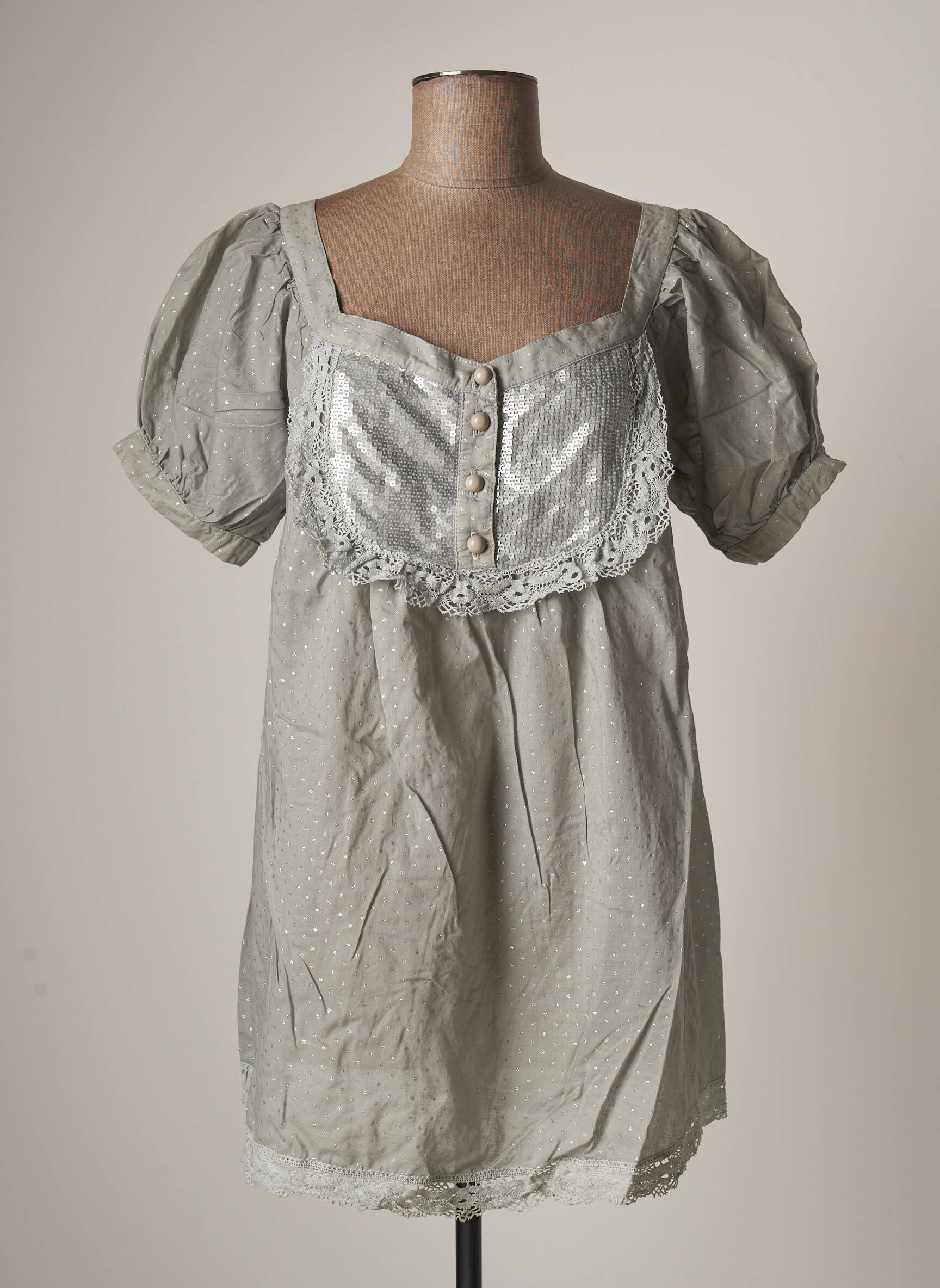 In Love Tuniquemanchecourte Femme couleur gris
