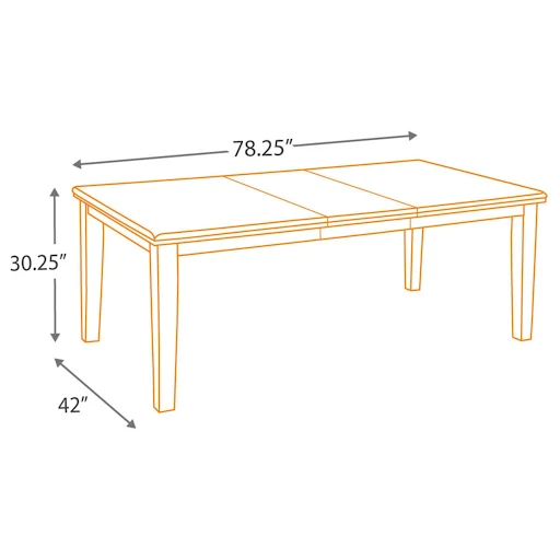 Extendable Dining Table, Dark Brown, Wood