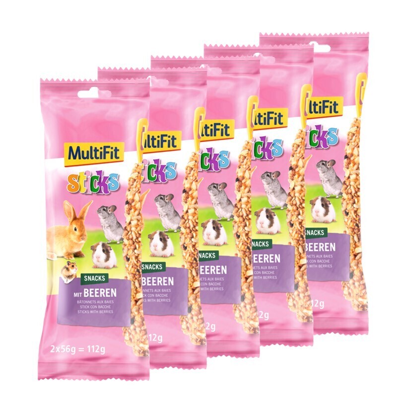 MultiFit Snacks MultiFit Sticks 5x2 Sticks mit Beeren