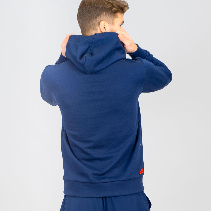 Colortwist Hoody Herren - Dunkelblau, Rot