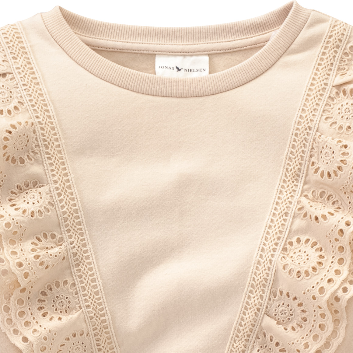 Mädchen Sweatshirt mit Rüschen