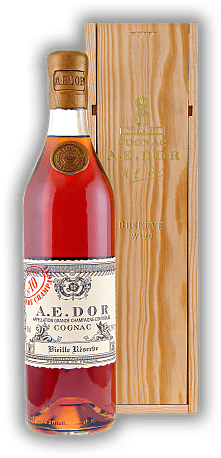 A.E. Dor Vieille Reserve No. 10 A.E. Dor Vieille Reserve No. 10 Ein Cognac aus dem Familienschatz von A. E. Dor. 0,7	 Liter - Vol 41,5%