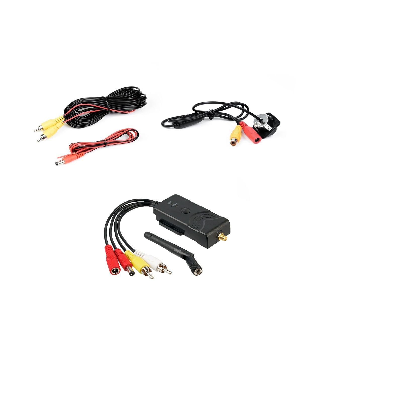 CARMATRIX CM-1161 Rückfahrkamera (Auto WLAN Funk HD Rückfahrsystem Rückfahrkamera mit App 12V 24V)