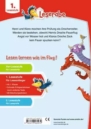 Leserabe - 1. Lesestufe: Die Drachenreiter-Schule