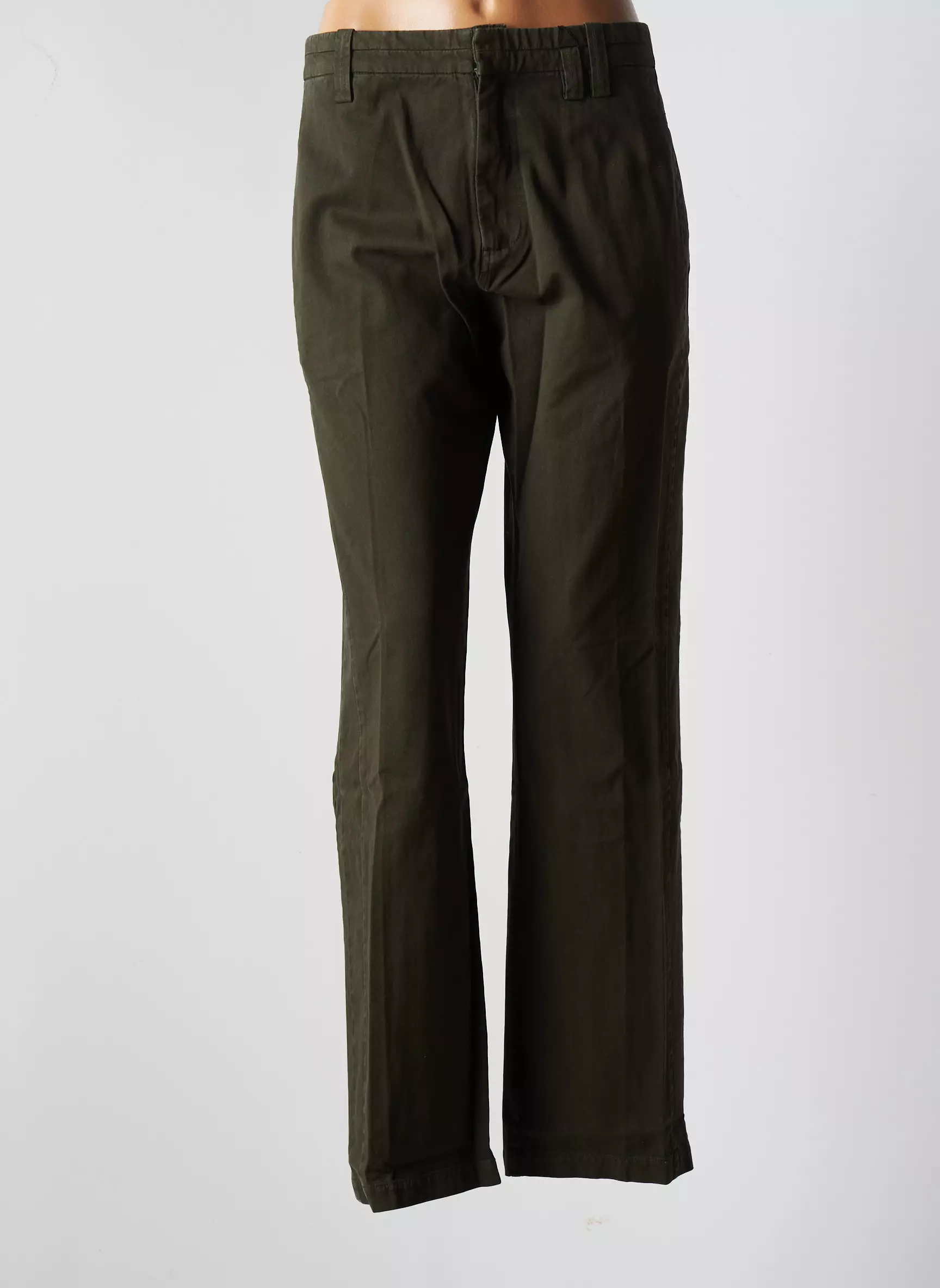 Laurence Bras Pantalons Chino Femme couleur vert