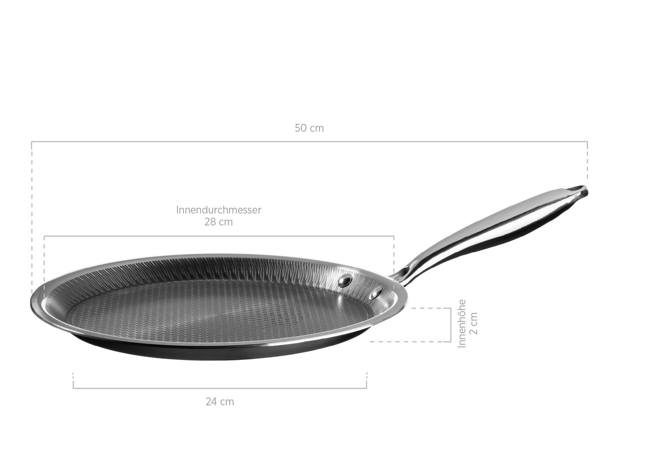 Mäser Serie Hestia, Palatschinkenpfanne 28 cm
