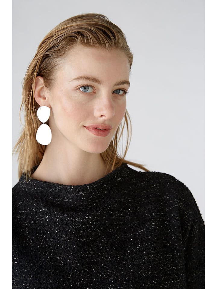Oui Pullover in Schwarz günstig kaufen