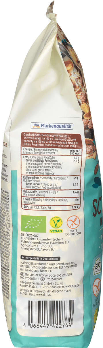 Schoko-Müsli mit Knusperflakes glutenfrei, 375 g