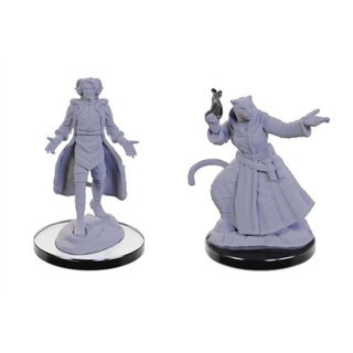 Critical Role unpainted Miniatures: Lucien Tavelle & Cree Deeproots (2)