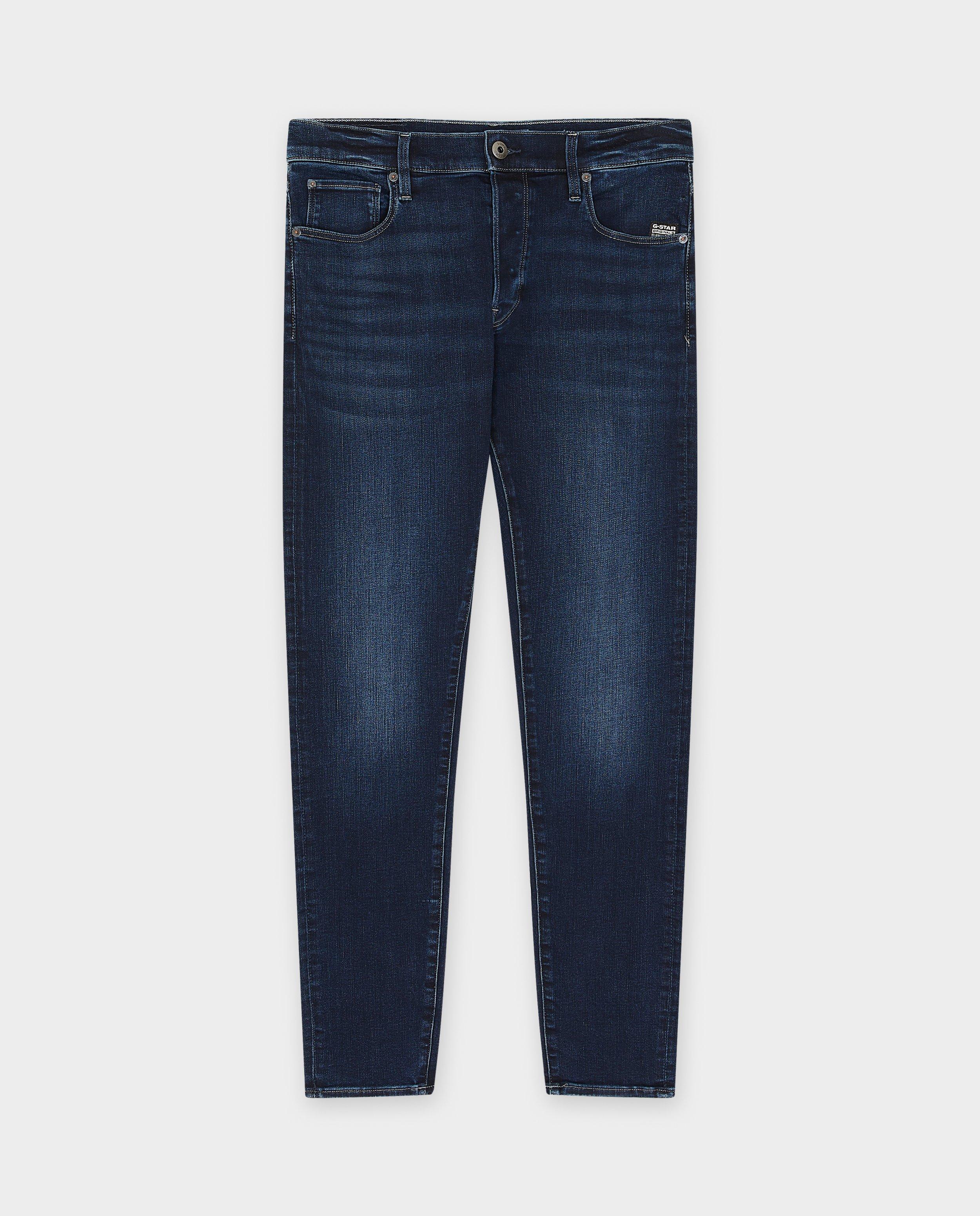 Blugi G-star albastru închis, croială slim fit albastru închis