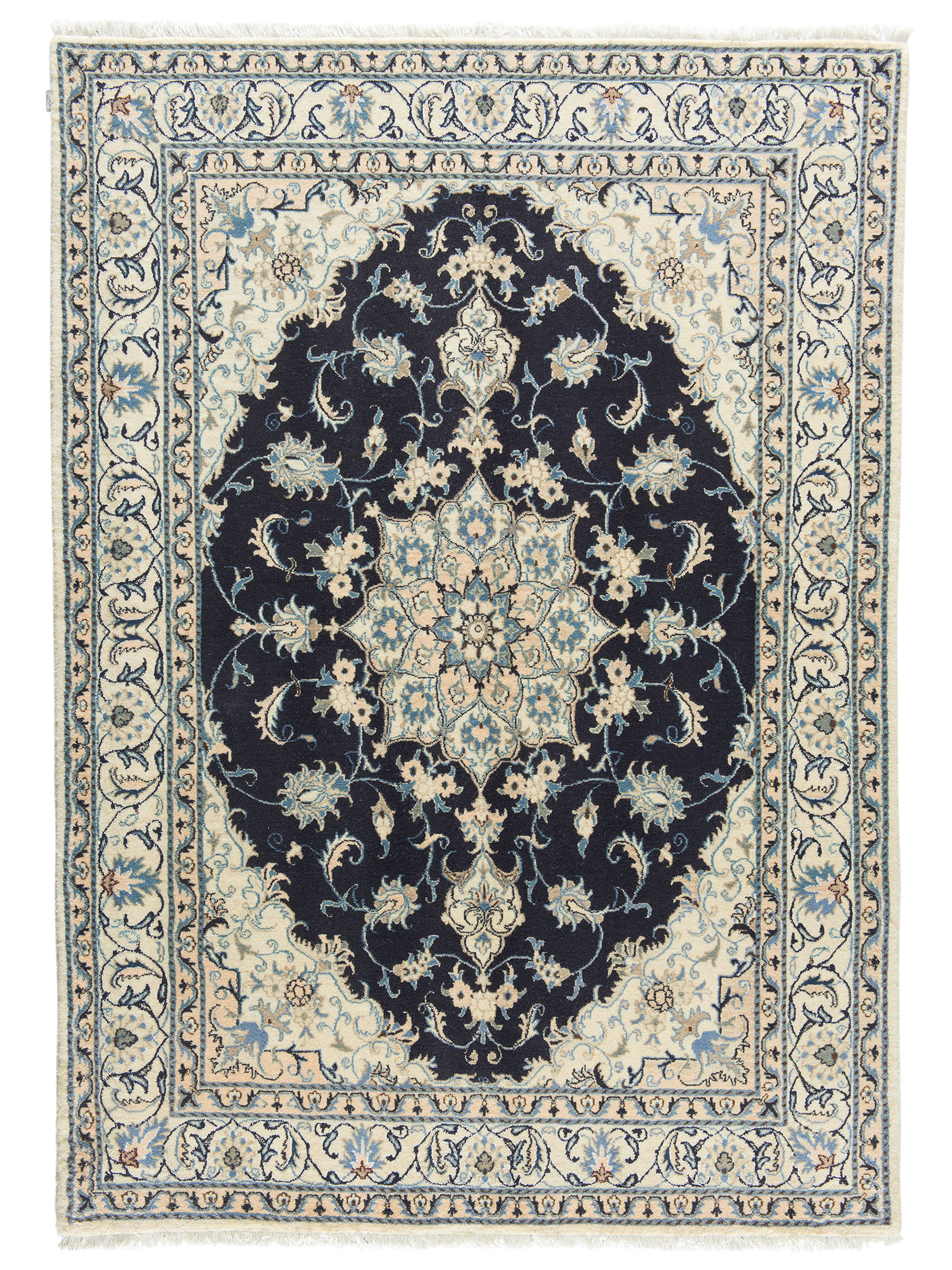 Kaschmar Nain 12 Lah ca. 164 x 232 cm, Unikat / Einzelstück