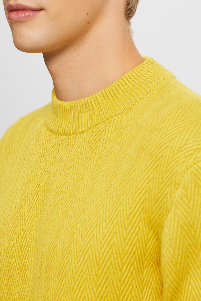 Sweater mit Fischgrat-Muster
