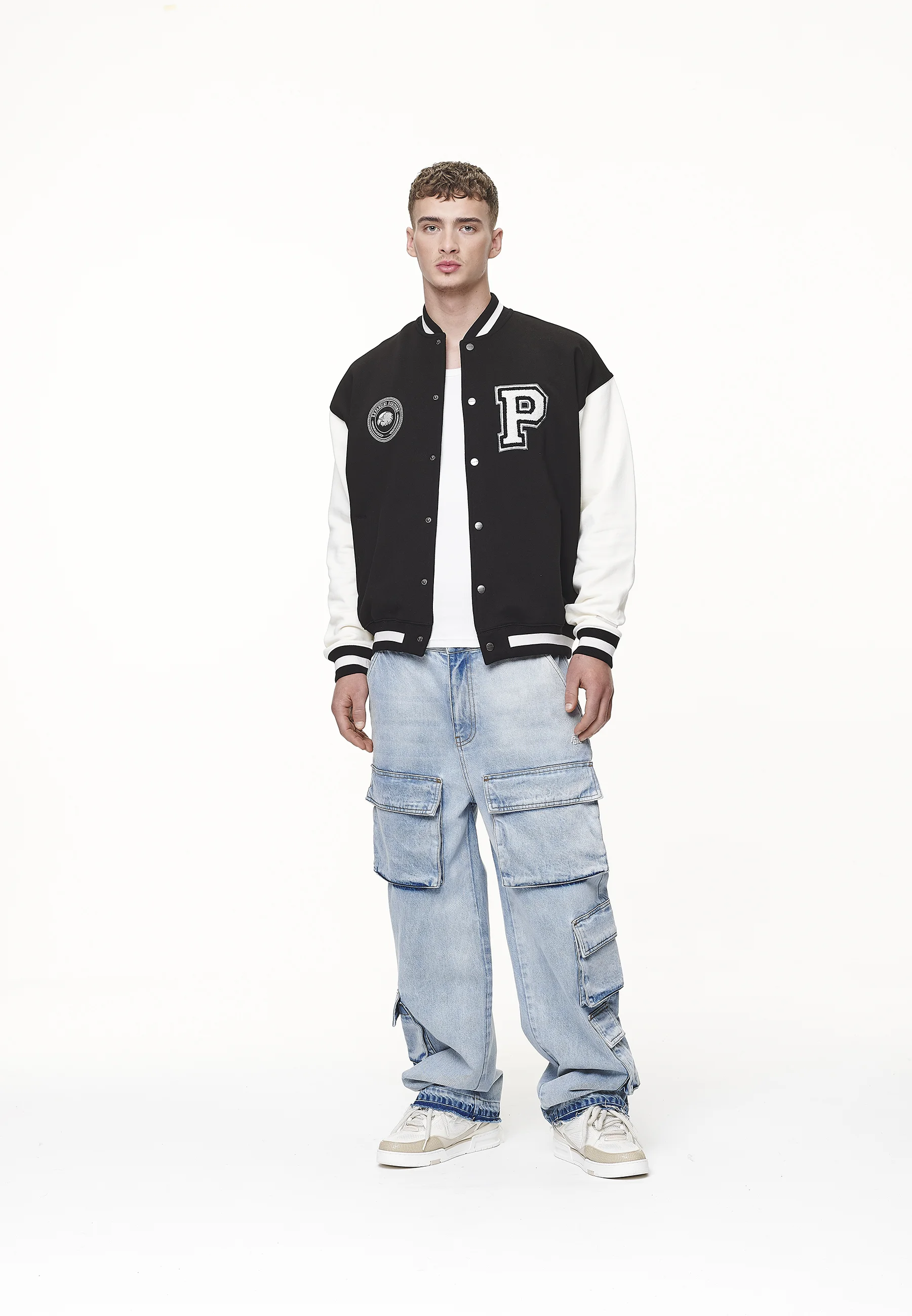 Pegador LINDON VARSITY JACKET - Sudadera con cremallera