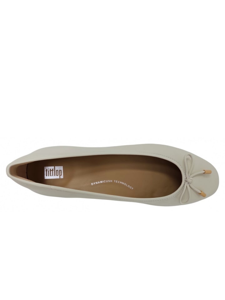 fitflop Ballerina Delicato Bow Soft in Beige günstig kaufen