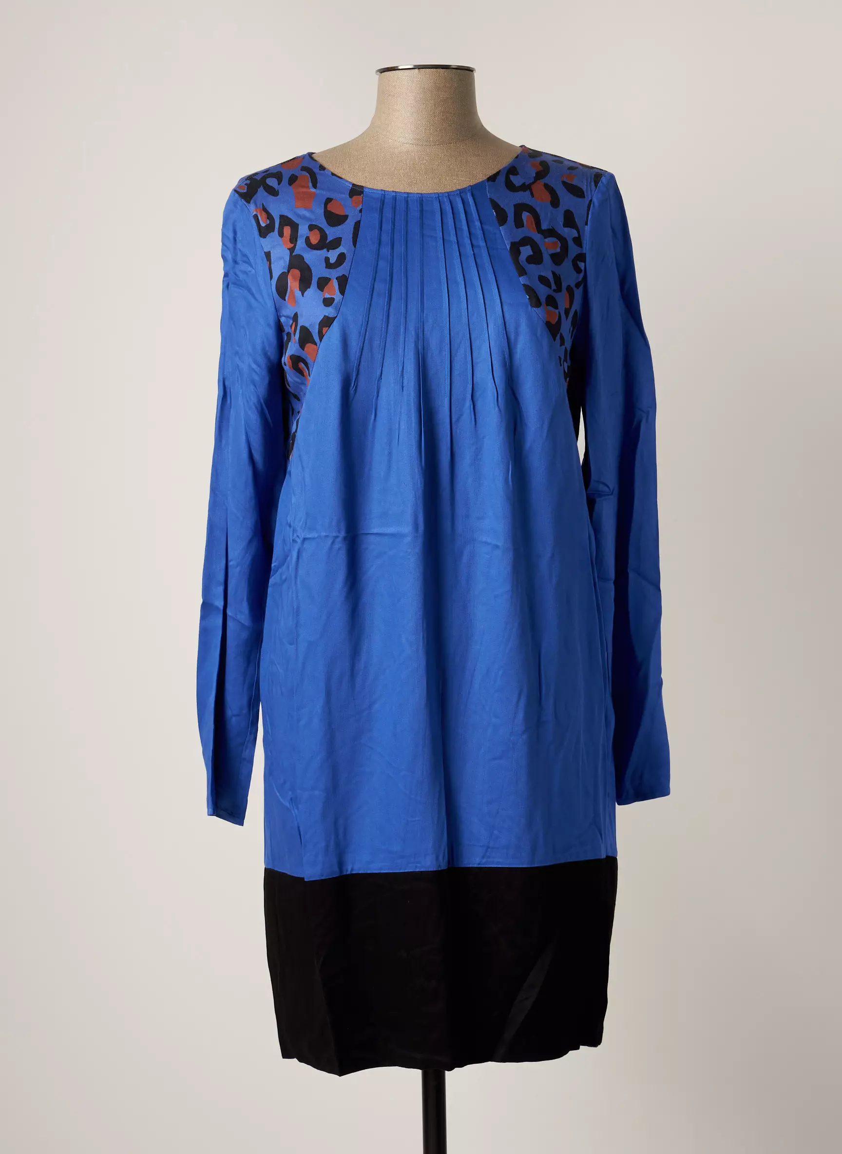 Trussardi Jeans Robes Mi Longues Femme couleur bleu