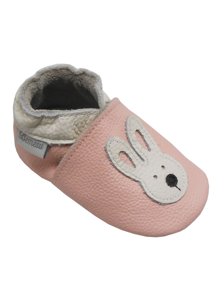 Yalion Leder-Krabbelschuhe 