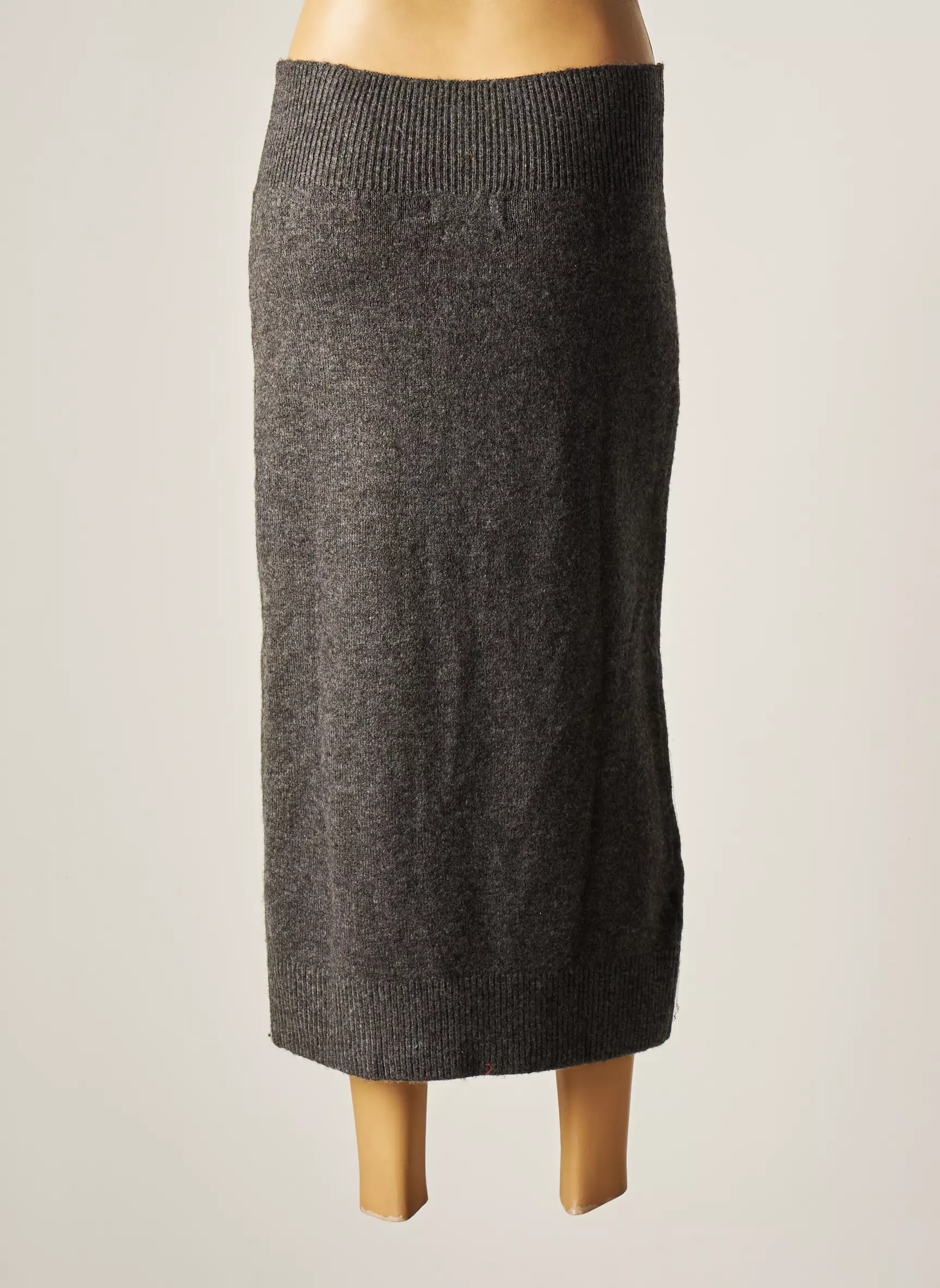 Mango Jupes Longues Femme couleur gris