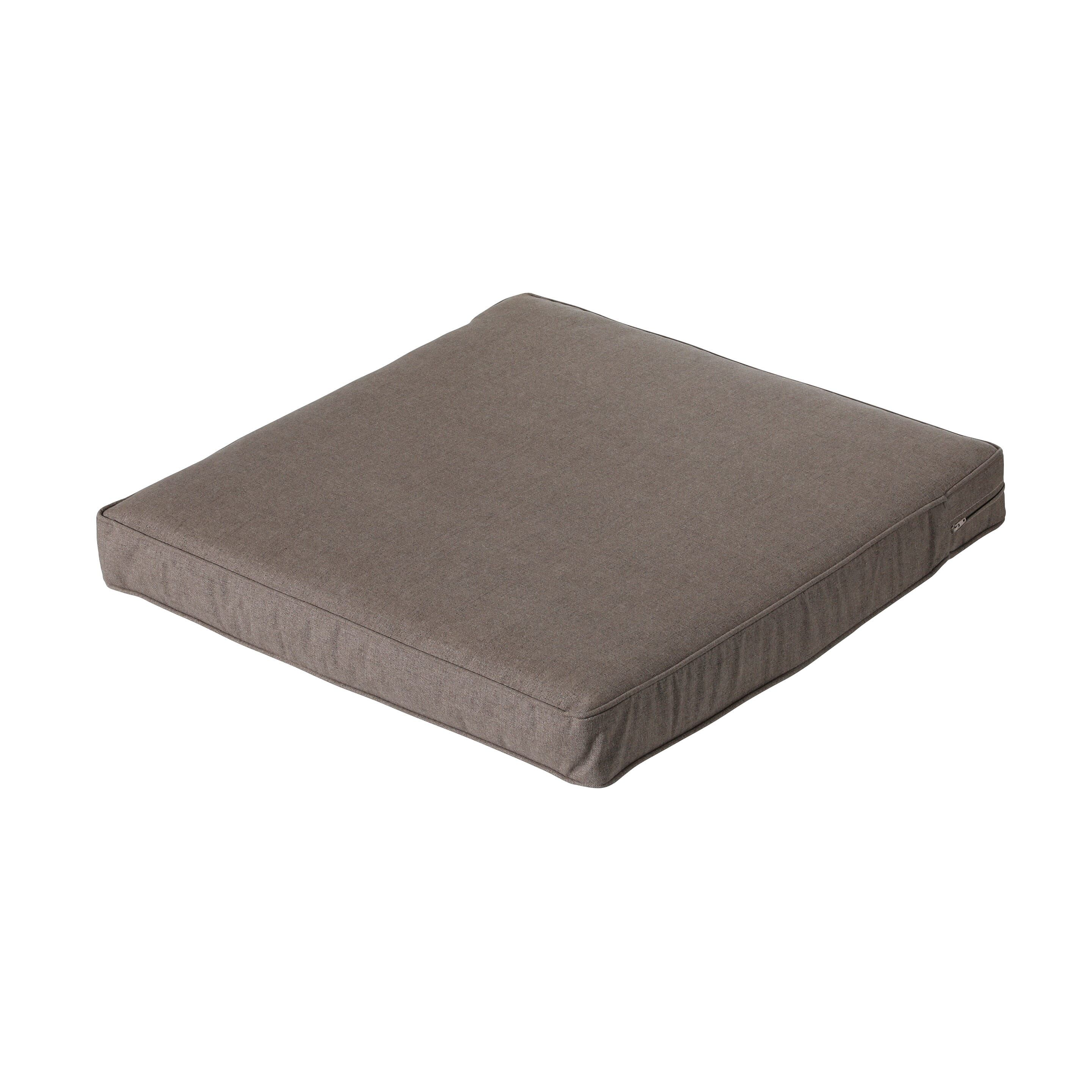Madison Outdoor Oxford Taupe 60x60 Loungekissen