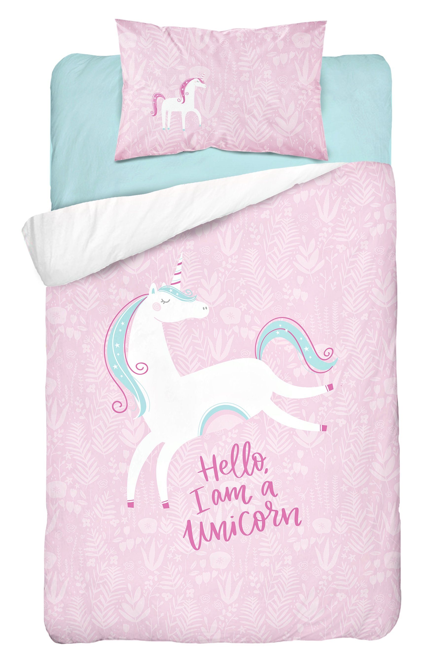 Babybettwäsche Baby Bettwäsche Set 100x135 Bettbezug Babybett Bettwäsche 100x135, Carpe Sonno, Mischgewebe, 2 teilig, Babybettwäsche 100x 135 Neugeborene MAGIC MUM Rosa
