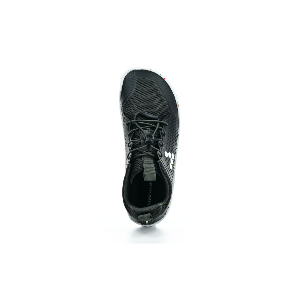 Vivobarefoot Primus Sport III J Obsidian Textile sportliche Barfußschuhe