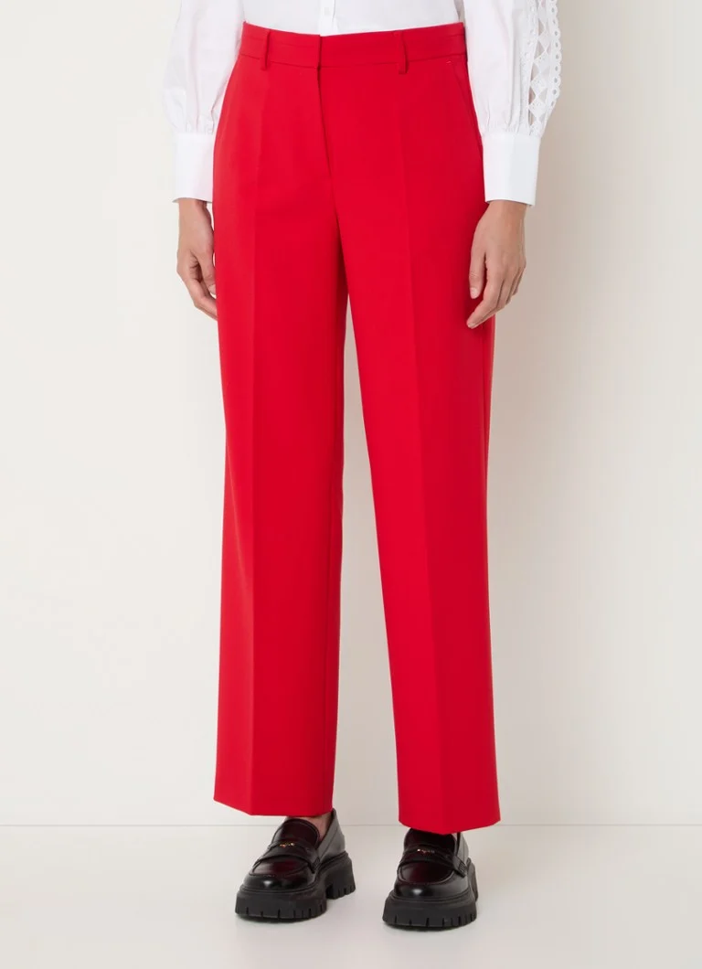 Παντελόνι chino Gerry Weber με ψηλή μέση και πλαϊνές τσέπες