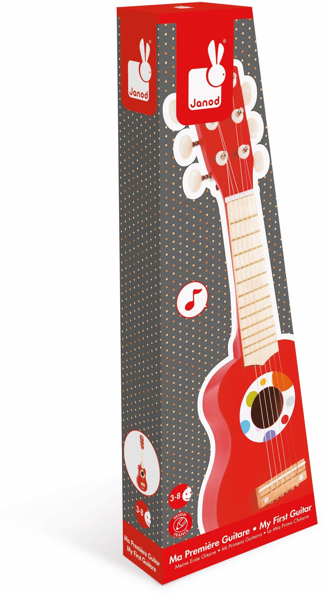Janod Kindergitarre Konfetti, meine erste Gitarre