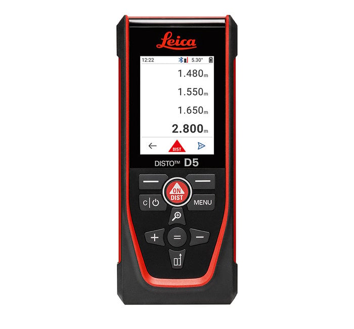 Laserový dálkoměr Leica 950908 Disto D5 s Bluetooth pro vnitřní i venkovní použití