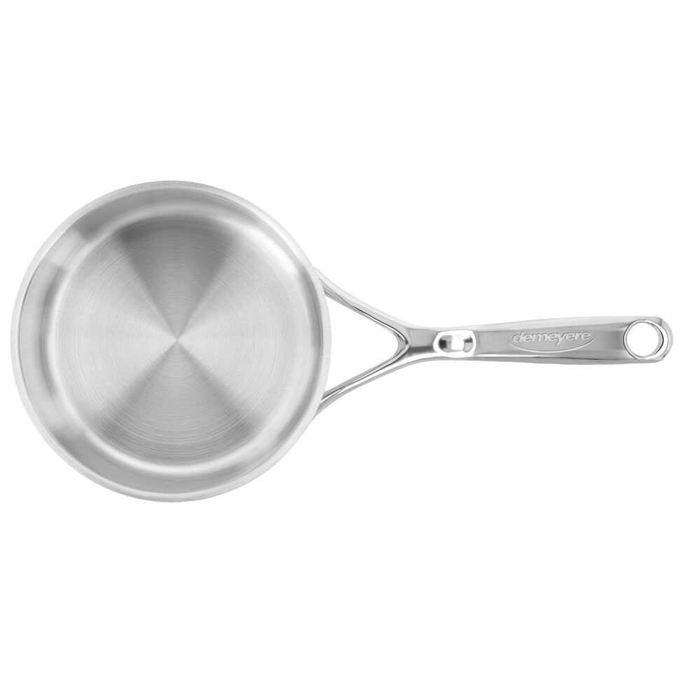 Stieltopf ohne Deckel 16 cm, 18/10 Edelstahl, Silber
