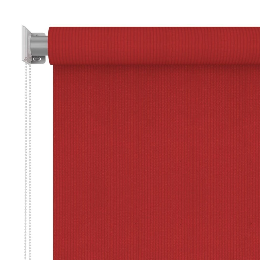 Rollo Außenrollo 60x140 cm Rot HDPE, vidaXL