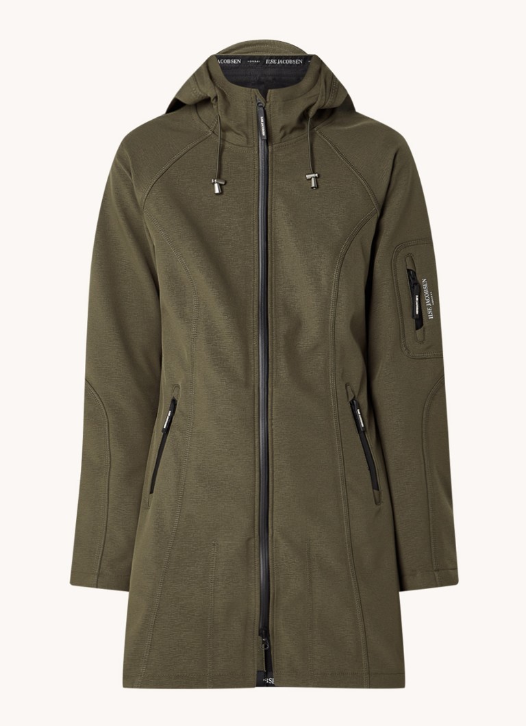 Impermeable con capucha y forro polar de Ilse Jacobsen