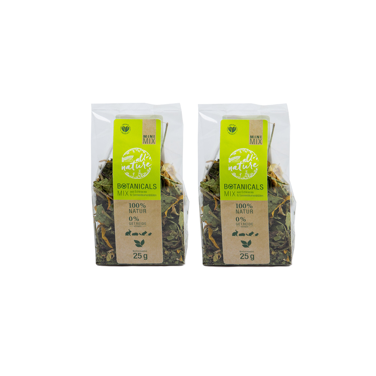 Bunny BOTANICALS MINI MIX - mit Echinacea & Sonnenblumenblüten