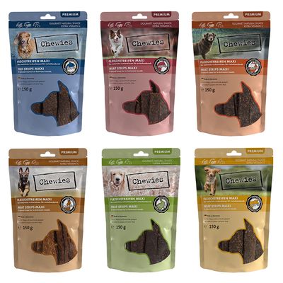 Chewies Fleischstreifen Maxi Mixpaket