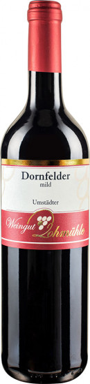 2022 Umstädter Dornfelder lieblich - Weingut Lohmühle