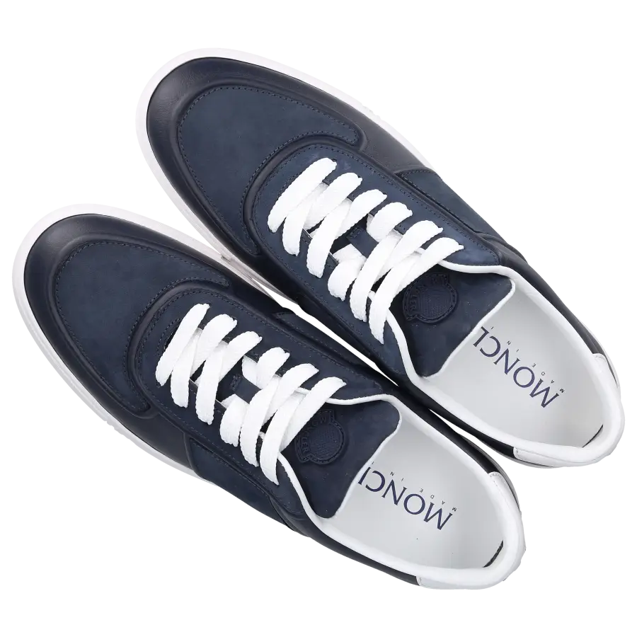Moncler - Sneaker low NEW YORK Kalbsleder - blau