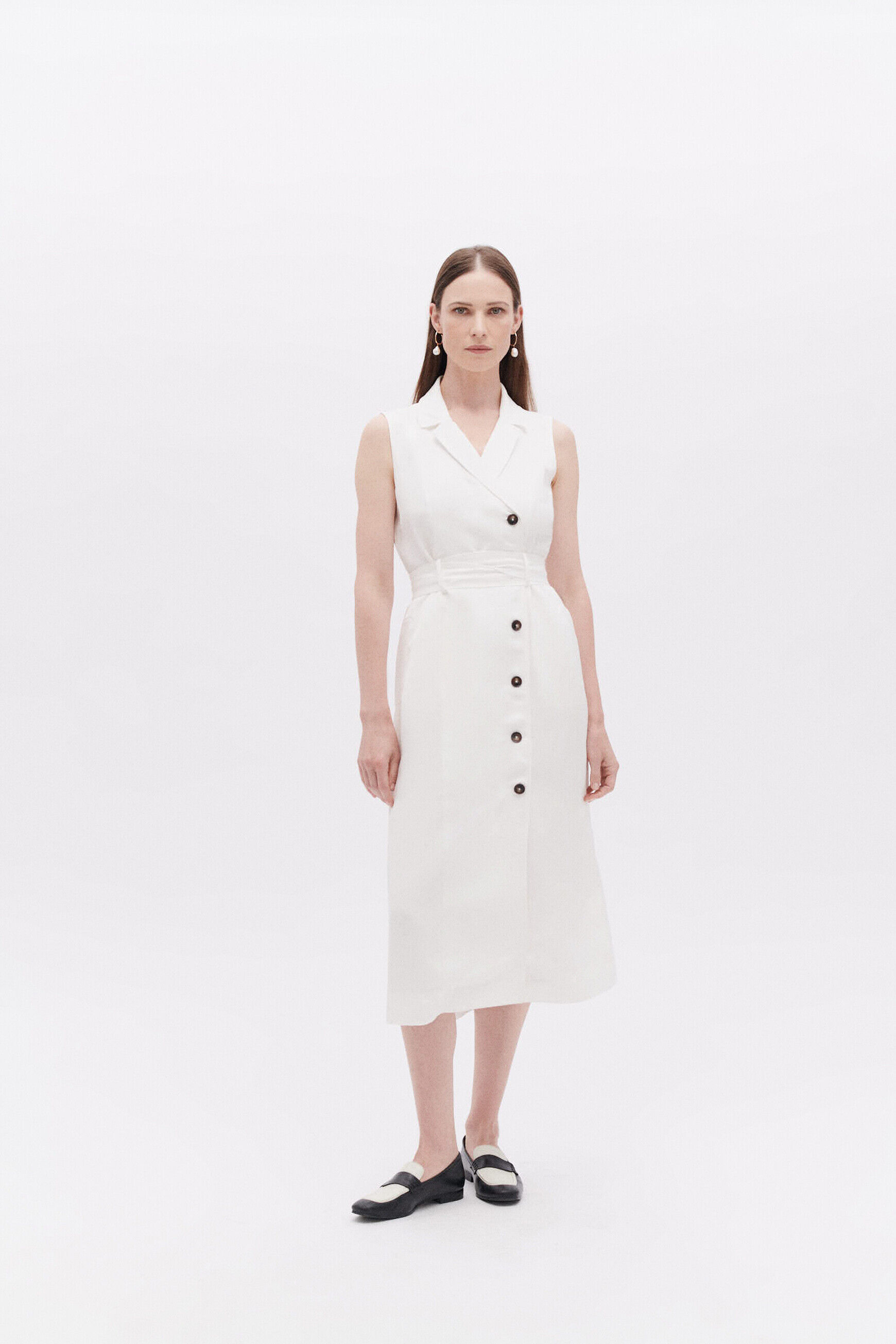 Robe rvirginia ivoire femme